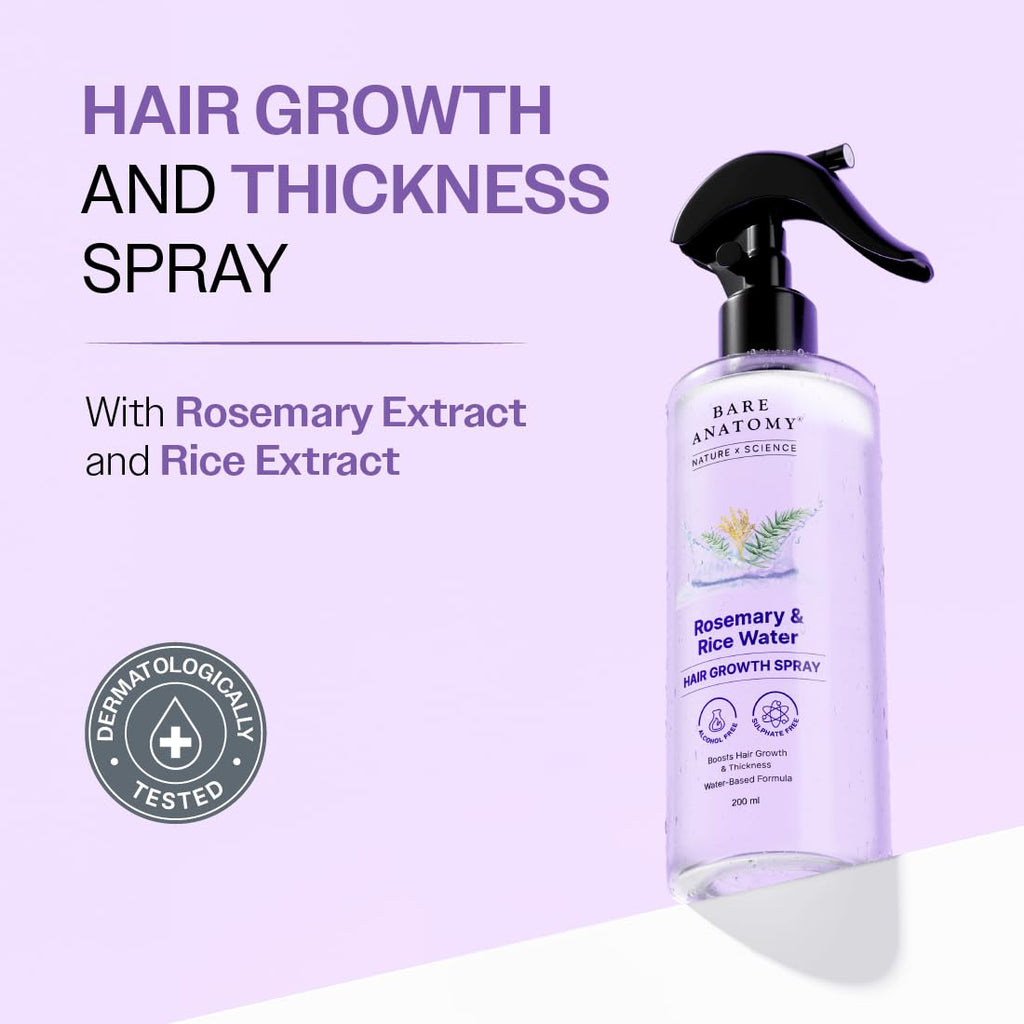 Rosemary Water and Rice Water | 100% Natural Extract