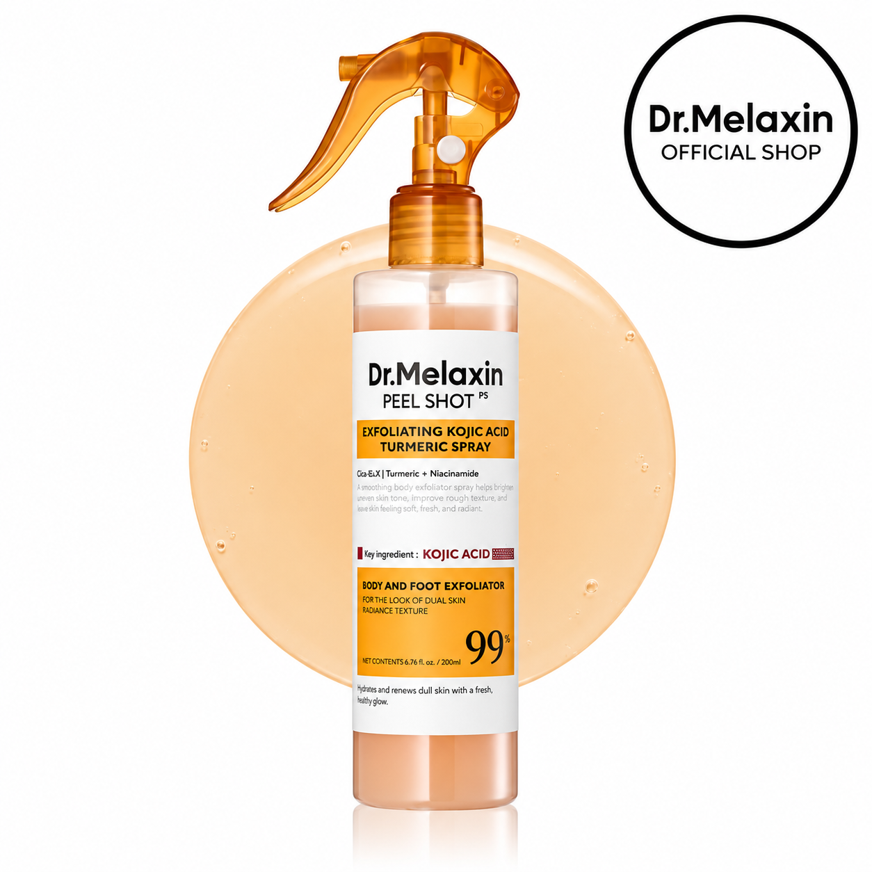 Viral Spray Exfoliante Corporal para Manchas y Piel Áspera