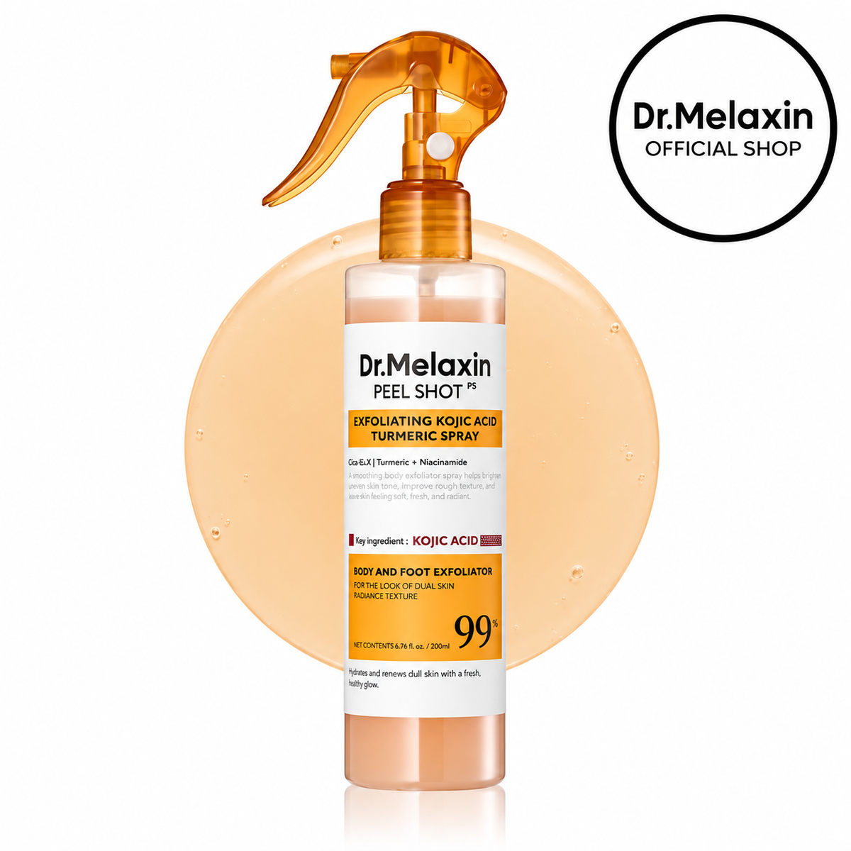 Viral Spray Exfoliante Corporal para Manchas y Piel Áspera
