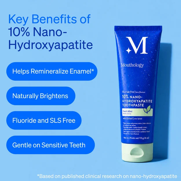 Tooth-Whitening 10% Nano-Hydroxyapatite Toothpaste