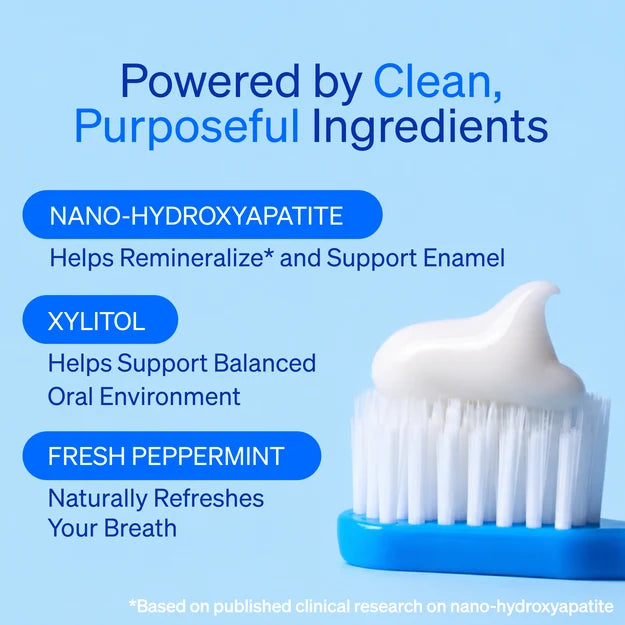 Tooth-Whitening 10% Nano-Hydroxyapatite Toothpaste