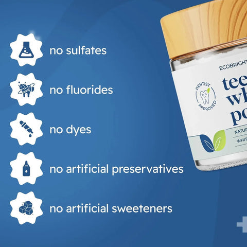 Viral EcoBrightSmile® Triple Action Teeth Whitening Powder