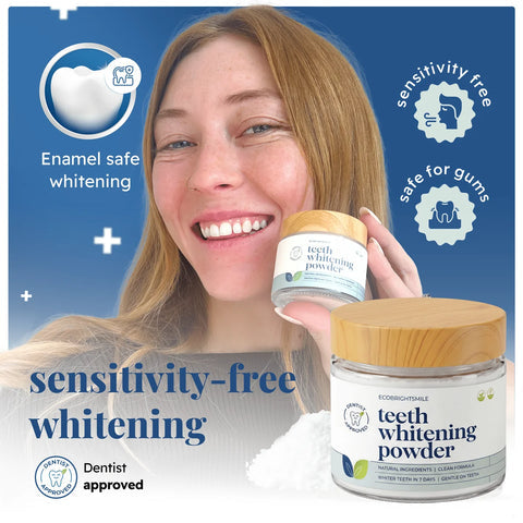 Viral EcoBrightSmile® Triple Action Teeth Whitening Powder
