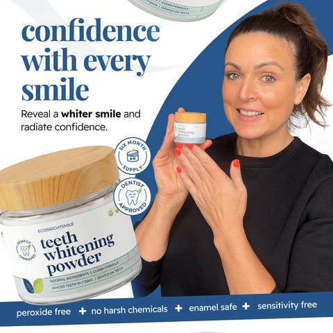 Viral EcoBrightSmile® Triple Action Teeth Whitening Powder